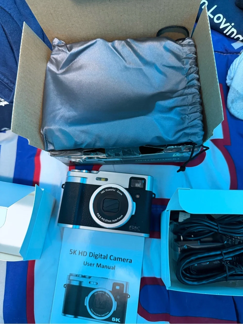 Amazon 5K Digital Camera - Black and Silver